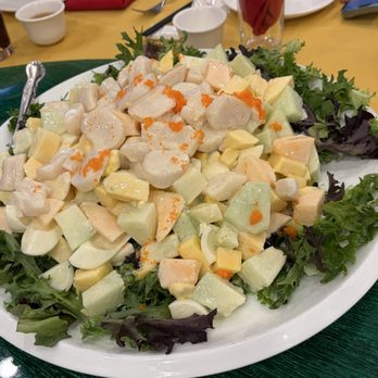 888 Seafood Restaurant - Scallops fruit salad - Dim Sum Near Me - Rosemead, California