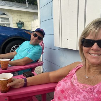 Tropical Cottages - Complimentary coffee on our Adirondack's in front of our cottage. - Hotels Near Me - Marathon, Florida