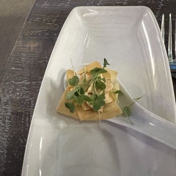 The Wensleydale Heifer - amuse bouche of smoked salmon - Hotels Near Me - Leyburn, NYK The Wensleydale Heifer - amuse bouche of smoked salmon - Hotels Near Me - Leyburn, NYK