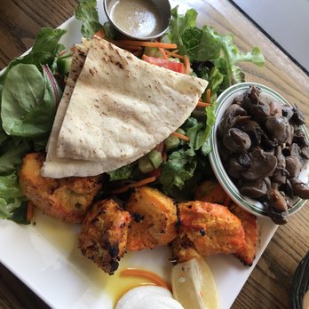 Sotta - White chicken kabob plate - Mediterranean Near Me - Burbank, California Sotta - White chicken kabob plate - Mediterranean Near Me - Burbank, California