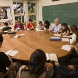 The College Preparatory School - English taught at the Harkness Table.