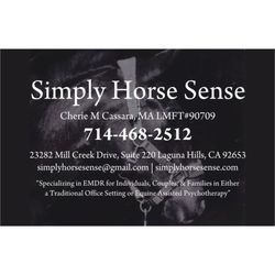 Simply Horse Sense - Specializing in EMDR & Equine Assisted Psychotherapy