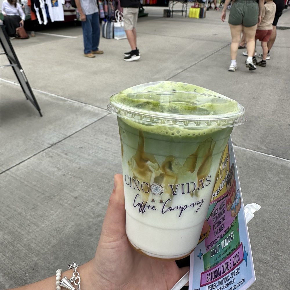 Cinco Vidas Coffee Company - Banana nut matcha - Coffee & Tea Near Me - Porter, Texas Cinco Vidas Coffee Company - Banana nut matcha - Coffee & Tea Near Me - Porter, Texas