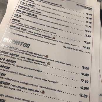 The Taco Stand - Menu - Mexican Near Me - Miami, Florida