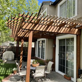 FCR Fence & Deck - Side view on pergola. - Fences & Gates Near Me - Martinez, California FCR Fence & Deck - Side view on pergola. - Fences & Gates Near Me - Martinez, California