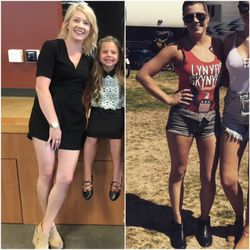 Peekaboo Tan - Before/After