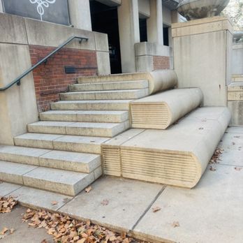 Central Library Parking - Stairs like binder books - Parking Near Me - Kansas City, Missouri Central Library Parking - Stairs like binder books - Parking Near Me - Kansas City, Missouri