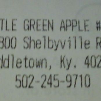 Little Green Apple - Receipt from purchase - Cards & Stationery Near Me - Louisville, Kentucky Little Green Apple - Receipt from purchase - Cards & Stationery Near Me - Louisville, Kentucky