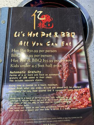 Menu photo 6 Li's Hot Pot & BBQ Little Falls, NJ Menu photo 6 Li's Hot Pot & BBQ Little Falls, NJ