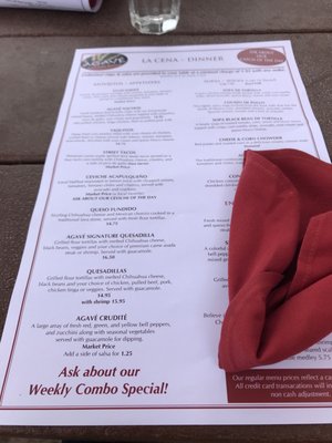 Menu photo 1 Agave Newburyport, MA
