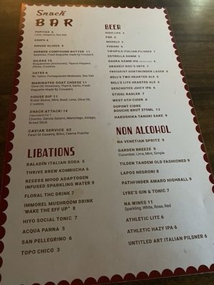Menu photo 5 Bar Nada Nada Louisville, KY Menu photo 5 Bar Nada Nada Louisville, KY
