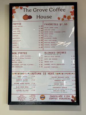 Menu photo 4 The Grove Coffee House Roseville, CA Menu photo 4 The Grove Coffee House Roseville, CA
