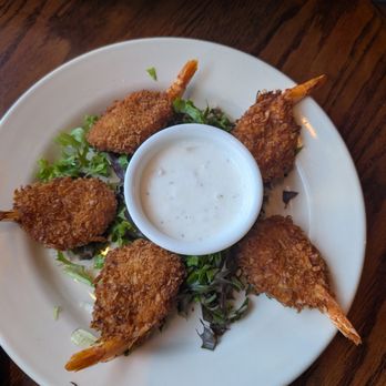Stockholm's Restaurant & Brewery - Coconut shrimp with Pina colada dipping sauce - Breweries Near Me - Geneva, Illinois Stockholm's Restaurant & Brewery - Coconut shrimp with Pina colada dipping sauce - Breweries Near Me - Geneva, Illinois