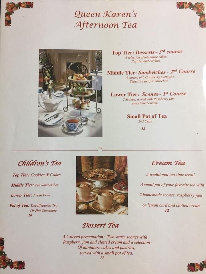 CRANBERRY COTTAGE CAFE & TEA ROOM Updated October 2024 214 W 6th St