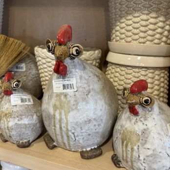 Enchanted Gardens - Ceramic chickens - Nurseries & Gardening Near Me - Richmond, Texas