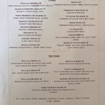 Il Nonno - Menu - Italian Near Me - Astoria, New York