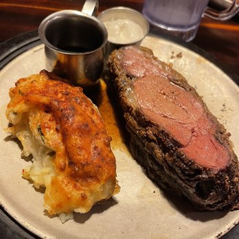 Cattlemens - 16oz. Cattlemens Cut Prime Rib and Twice baked potato. - Steakhouses Near Me - Selma, California
