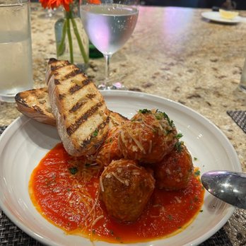 Spaghettini - Meatball Appetizer, Pelligrino - Italian Near Me - Seal Beach, California Spaghettini - Meatball Appetizer, Pelligrino - Italian Near Me - Seal Beach, California