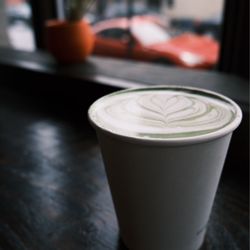 Cafe Rendezvous - Matcha latte