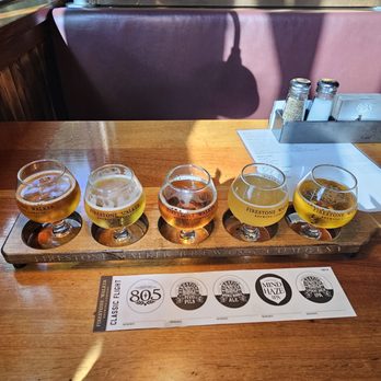 Firestone Walker Brewing- Buellton - Classic beer flight - Brewpubs Near Me - Buellton, California