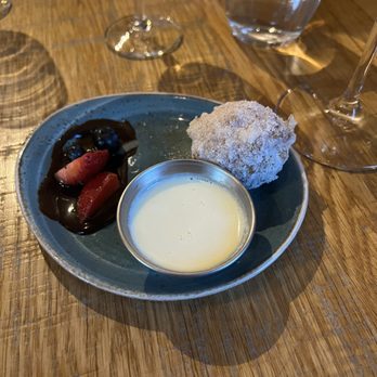 LouVino OTR - Cookie Dough beignet - Wine Bars Near Me - Cincinnati, Ohio