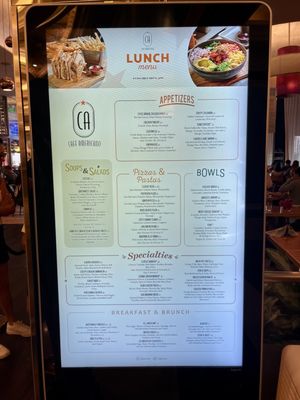 Menu photo 1 Cafe Americano at Caesars Palace Las Vegas, NV Menu photo 1 Cafe Americano at Caesars Palace Las Vegas, NV