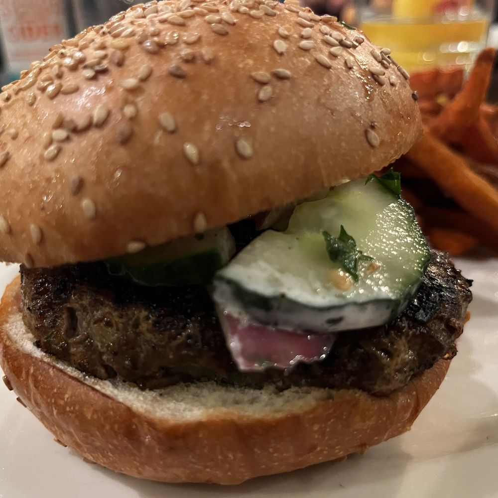 Jack's Restaurant & Bar - LAMB BURGER - American Near Me - San Bruno, California Jack's Restaurant & Bar - LAMB BURGER - American Near Me - San Bruno, California