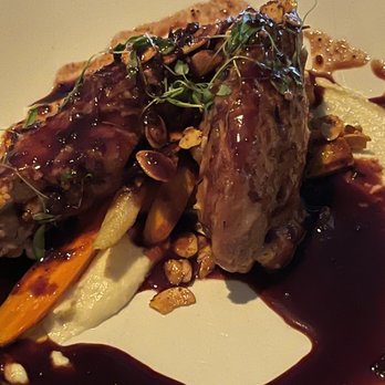 Feast - Rabbit with huckleberry Demi-glaze - French Near Me - Kirkland, Washington