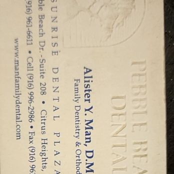 Alister Y Man, DMD - Business card - General Dentistry Near Me - Citrus Heights, California Alister Y Man, DMD - Business card - General Dentistry Near Me - Citrus Heights, California