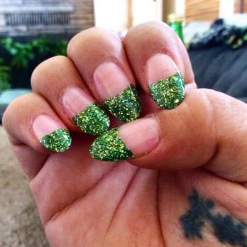 Miami Nails - St Patty's day nails - Nail Salons Near Me - Broken Arrow, Oklahoma
