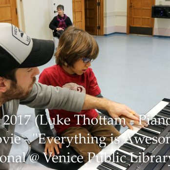 Venice - Abbot Kinney Memorial Branch Library - Final Day of Free Instructional Piano lessons (Feb 18, 2017). Lessons made possible by the generosity of the"Friends of VPL." - Libraries Near Me - Venice, California
