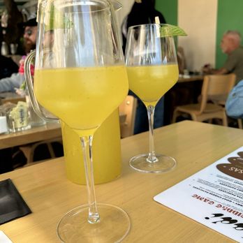 Madi - Mango Mint mimosas to share - Breakfast & Brunch Near Me - San Diego, California Madi - Mango Mint mimosas to share - Breakfast & Brunch Near Me - San Diego, California