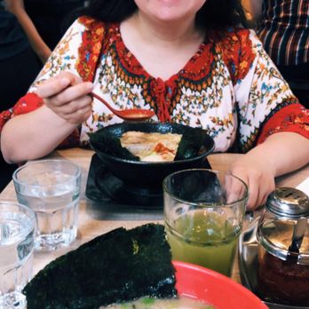 Ramen Tatsunoya - I got the light soup and added seaweed and an egg! BOMB My sister got the thicker broth and added an egg too! - Ramen Near Me - Pasadena, California Ramen Tatsunoya - I got the light soup and added seaweed and an egg! BOMB My sister got the thicker broth and added an egg too! - Ramen Near Me - Pasadena, California