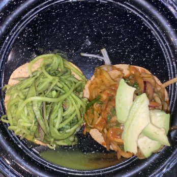 Chiltepin Marisquillos - Dad order these two tostadas: la serrana  (green) and La Roja (red-heard it was relatively spicy)! - Seafood Near Me - Playa del Carmen, ROO