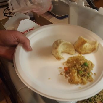 Rose Palace - Pot stickers.  Filling inside tasted good nut I didn't care for the dough - Chinese Near Me - Elk Grove, California
