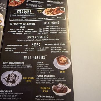 Villa Haven - Menu - Mediterranean Near Me - Tustin, California