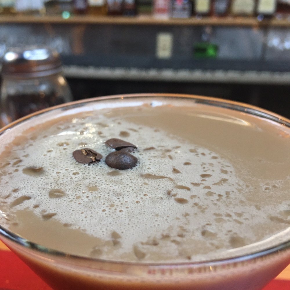 Closeup of Espresso Martini