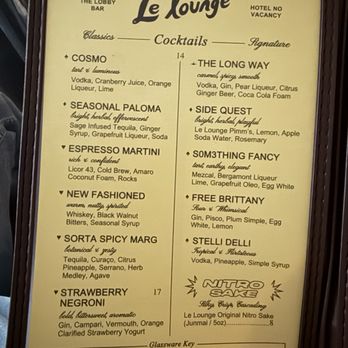 Le Lounge - Cocktail Bars Near Me - Kansas City, Missouri
