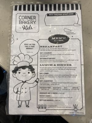 Menu photo 2 Corner Bakery Cafe Henderson, NV
