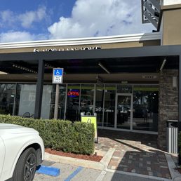 Exterior outside entrance of Norman Love Confections - Delray Beach, Florida Exterior outside entrance of Norman Love Confections - Delray Beach, Florida