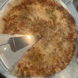Pizza with sausage