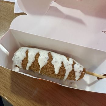 Two Hands Corn Dogs - Oxnard - Two Hands Dog with ranch 8-1-24 - Fast Food Near Me - Oxnard, California Two Hands Corn Dogs - Oxnard - Two Hands Dog with ranch 8-1-24 - Fast Food Near Me - Oxnard, California