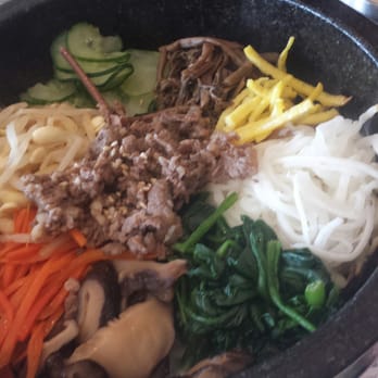BCD Tofu House - Hot Stone Bibimpap! It's good. Not liking their sauce... ;/ has a strong fish taste to it. - Korean Near Me - Irvine, California