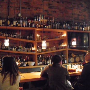 L'Abattoir - terrific chevron-shaped bar shelves - French Near Me - Vancouver, British Columbia L'Abattoir - terrific chevron-shaped bar shelves - French Near Me - Vancouver, British Columbia
