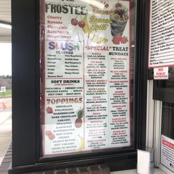 Tastee Freez - Menu