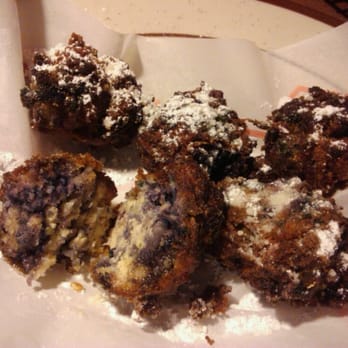 Denny's - blueberry/white chocolate pancake puppies (CHARRED) - Diners Near Me - Arcadia, California