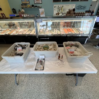 Fishmongers Seafood Market - Fresh case, oyster and mussel table - Fish & Chips Near Me - Grand Rapids, Michigan Fishmongers Seafood Market - Fresh case, oyster and mussel table - Fish & Chips Near Me - Grand Rapids, Michigan