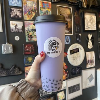 Emo Friend Boba Tea - Taro bubble tea was delicious and how cool are these cups!? Highly recommend. - Bubble Tea Near Me - Rocky River, Ohio Emo Friend Boba Tea - Taro bubble tea was delicious and how cool are these cups!? Highly recommend. - Bubble Tea Near Me - Rocky River, Ohio