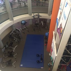 Northwest Family YMCA - Small area for working out with exercise balls, free weights and other work out machines.