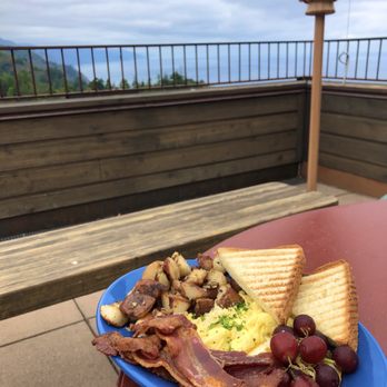 Cafe Kevah - Classic egg & bacon breakfast ~ big enough to share - New American Near Me - Big Sur, California Cafe Kevah - Classic egg & bacon breakfast ~ big enough to share - New American Near Me - Big Sur, California